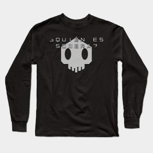 Overwatch - ¿Quién es Sombra? Skull Long Sleeve T-Shirt